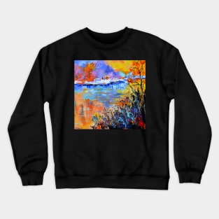 Pond in Autumn Crewneck Sweatshirt